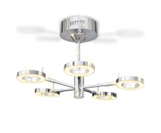 vidaXL Lámpara de techo colgante con 5 luces LED redondas