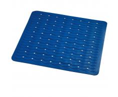 RIDDER Alfombrilla de baño antideslizante Playa 54x54 cm azul 68403