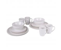 Bo-Garden Conjunto de vajilla melamina natural 16 unidades 6181115