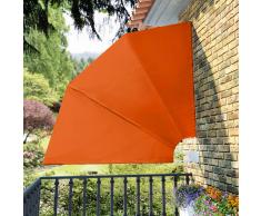 vidaXL Toldo lateral plegable terraza color terracota 210x210 cm