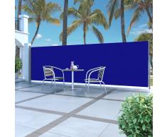 vidaXL Toldo lateral retráctil 160x500 cm azul