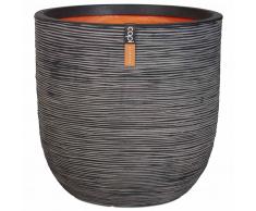 Capi Macetero Nature Rib 54x52 cm gris antracita KOFZ935