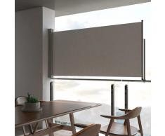 vidaXL Toldo lateral retráctil para patio 120x300 cm gris