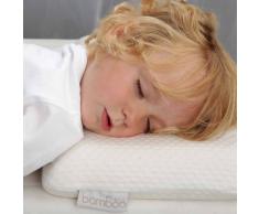 CuddleCo Almohada para niños pequeños viscoelástica bambú crema