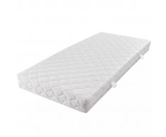 vidaXL Colchón con funda lavable de 200 x 160 x 17 cm