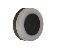 Luxform Lámpara de pared LED Paris negro y blanco LUX1507Z