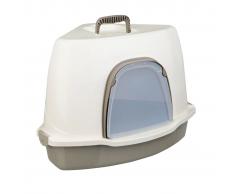 TRIXIE Caja de arena para gatos Alvaro 55x42x42 cm crema 40357