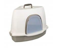 TRIXIE Caja de arena para gatos Alvaro 55x42x42 cm crema 40357