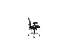miliboo Silla de oficina ergonómica negra ULTIMATE