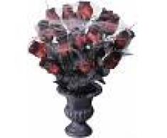 Ramo rosas rojas telaraña 35 cm Halloween Talla única