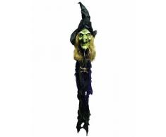 Decoración de bruja luminosa 150 cm Halloween Única