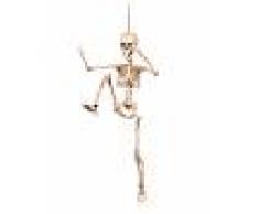 Decoración articulada esqueleto 50 cm Halloween Única