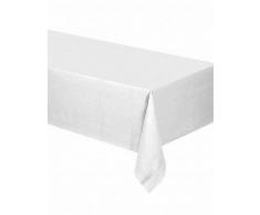 Blanco Mantel blanco de papel Única