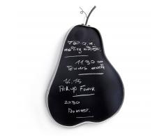 Kave Home Pizarra Riley, Pera, En Metal - Negro,Blanco