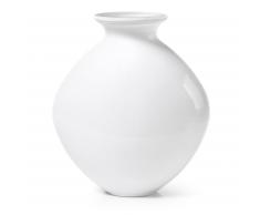 Kave Home Jarrón Wallance,..., En Cristal - Blanco