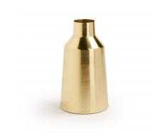 Kave Home Jarrón Carlyn, En Metal - Dorado