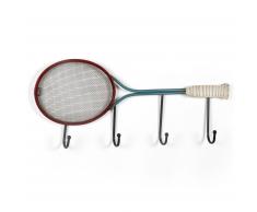 Kave Home Perchero Aniki, En Metal - Azul,Rojo,Blanco