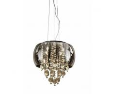 STYLO LIGHTING Lampara NADINE cristal fumé, 50 cm.