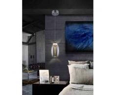 SCHULLER Lampara colgante modelo NEBULA led cromo-cristal