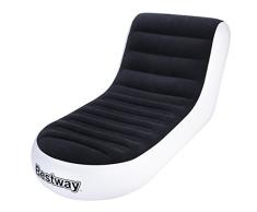 Bestway 75064 - Sofá Hinchable Extra Confortable Chaise Lounger 165x84x79 cm