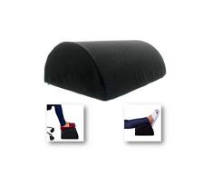 Siava Reposapiés/Almohadilla Apoya pies Recubrimiento Antideslizante, ergonómico, para Oficina y hogar