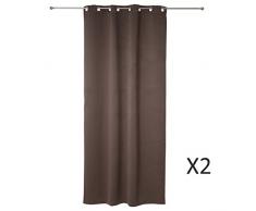 Homemaison HM69120598D, par de cortinas opacas (poliÃ©ster, 135Â x 240Â cm)