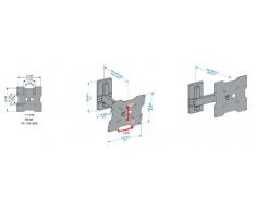 Meliconi ER 200 - Soporte de pared para televisores LCD 26"-40" de Sony/Samsung/Toshiba/LG/Philips (importado)
