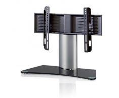 VCM Soporte de mesa para TV "Windoxa" cristal negro