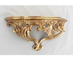 Artissimo Barroco – Consola de Pared, Consola, Antiguo Estante de Pared, Consola Espejo Oro 38 x 20 x 16
