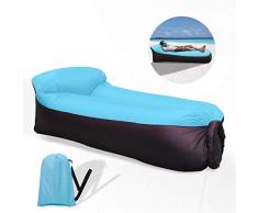 Sofa Hinchable, Aire Sofá Inflable Sillón con Paquete Portátil, Sofá Inflable y Tumbona Hinchable para Viajes, Campamentos, Excursiones y Fiestas en La Playa