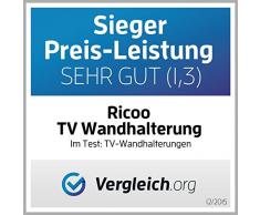 RICOO R23-S, Soporte TV Pared, Giratorio, Inclinable, Televisión 31-65 (79-165cm) Brazo Universal, Televisor LED/LCD/Curvo, VESA 200x200-400x400