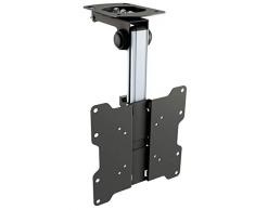 RICOO D0122, Soporte TV Techo, Giratorio, Plegable, Televisión 13-33 (33-84cm) Brazo Universal, Televisor LED/LCD/Curvo, VESA 75x75-200x200, Negro