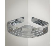 Diseño de piel de tigre 1400430346 Caddy para ducha estante para baño, colour cromo