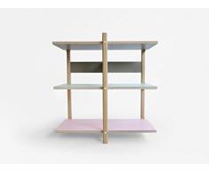 Apilar Estantería - estante para libros - Dutch - Design - Handmade - Living - Home - Wood - Modular - Lorier