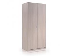 Mobimarket - Armario 2 puertas en color roble de 81 cm.