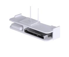 Estructuras, baldas y cajones Estante De TV Flotante Gabinetes De TV Unidad De TV De Esquina Moderno Enrutador Simple Almacenamiento En Rack Estante Disipación De Calor