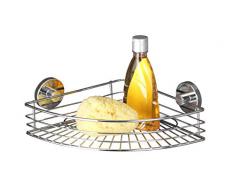 Wenko Vacuum Loc - Estante esquinero para baño (no necesita taladrado)