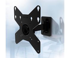 Gisan AX210 Soporte de Pared articulado, Acero, Negro, para TV LED/LCD de Peso máximo 20 kg y VESA 200 x 200 mm