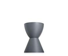 Kartell Prince Aha Taburete, Gris Plato, 30 x 43 x 44 cm