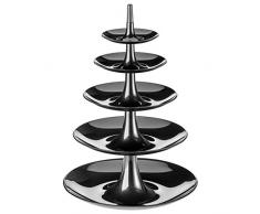 Koziol BABELL BIG - Frutero, 5 plantas, desmontable, color negro sólido