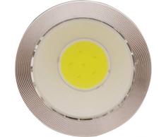 Pack de 5 unidades, GU10 Serie 1COB 3 W Light Cup, AC220 - 240 V adecuado para ocasiones que requieren una iluminación, por ejemplo, vitrinas, museos, etc.