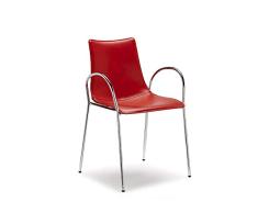 Scab Set 2 Design Zebra Pop sillón ecopiel Rojo
