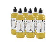 höfats - SPIN 6X Botellas de etanol orgánico con Gel ardiente - Juego de 6 latas - Combustible para la biochimenea SPIN