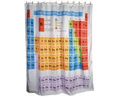 Out of the blue Cortina para Ducha, La Tabla periÃ³dica, Multicolor, Aprox. 180 x 180 cm