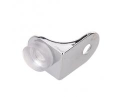 Generic - 10pcs estante de vidrio de ángulo recto soporte de fijación de clip con ventosa