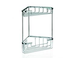 kela Brass 21919 - Repisa de Rejilla para Ducha (10 años de garantía), Color Plateado