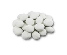 Juego de piedras de cerámica, blanco quemador de chimenea de Gel Bioetanol decoración planta Bowl decoración de mesa