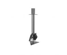 Kamino-Flam 337201 Juego de Herramientos para Chimenea, Acero, Gris Hierro, 18.5x5.5x56 cm