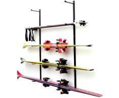 Estantería para esquís de alta calidad, 5 niveles.