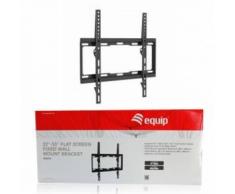 Equip 650310 - Soporte de pared para pantalla plana (Negro, 200 x 200,300 x 300,400 x 200,400 x 400 mm, Acero)